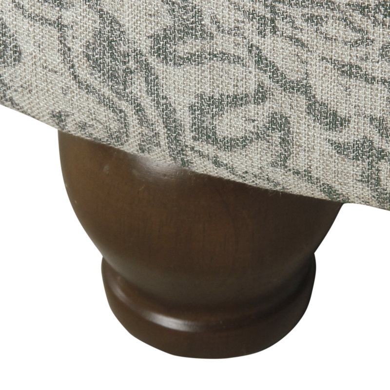 Repose-pieds Denning, Cachemire gris floral