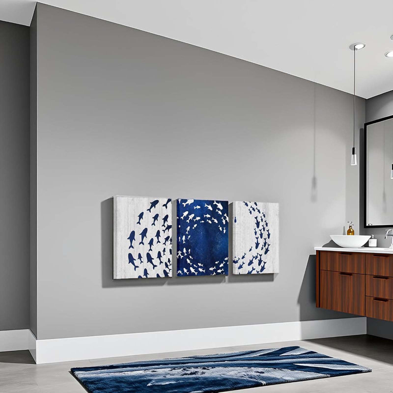 3 Piece Wrapped Canvas Wall Art