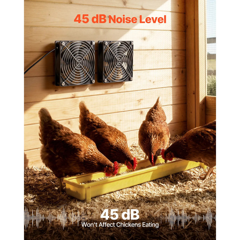 Ventilateur à énergie solaire de 30 W avec 2 ventilateurs, angle de panneau solaire réglable et installation rapide et flexible à 2668 tr / min pour un remplacement rapide de l'air dans les abris de poulailler