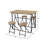 Ragsdale Solid Wood Top Trestle Dining Set