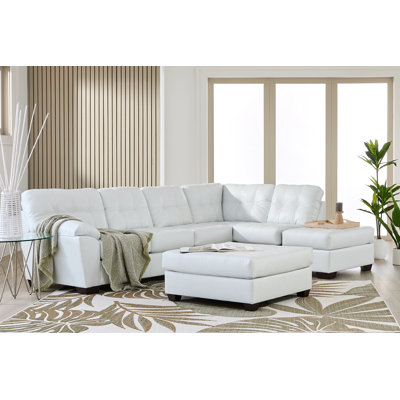 Canapé modulaire 2 pièces avec méridienne droite Hughes Furniture 16900 Hughes Furniture