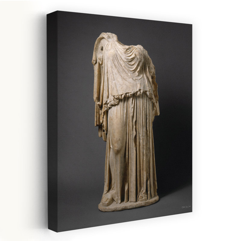 Statue romaine, architecture contemporaine, art, H 36 po x l 24 po