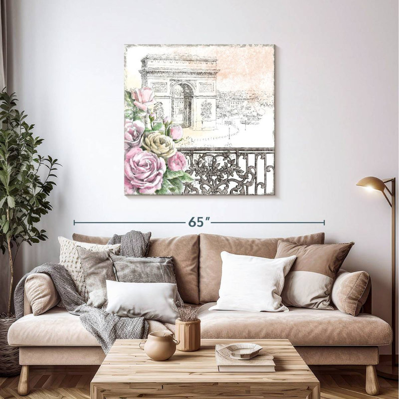 Nicci Paris Roses I, H 39 po x l 39 po