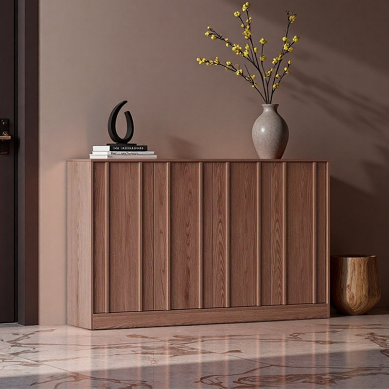 Armoire à chaussures pratique et populaire, Bois brun foncé