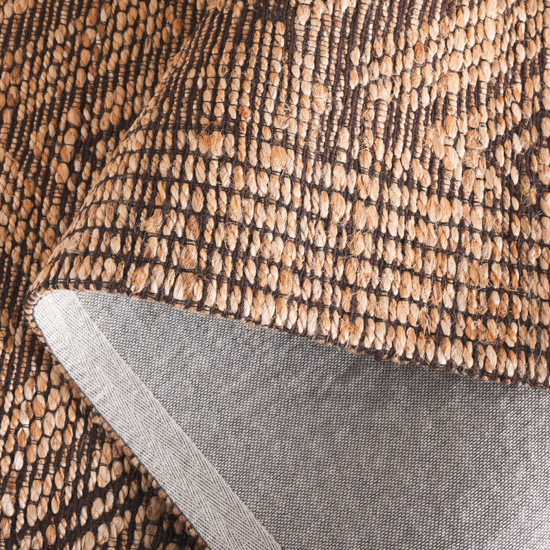 Tapis géométrique en fibre naturelle 564 jacquard, Rectangle de 5 pi x 8 pi