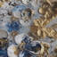 Ailes de papillon doré bleu et fleurs I - Rideau traditionnel - Velours obscurcissant - 1 panneau-107831408