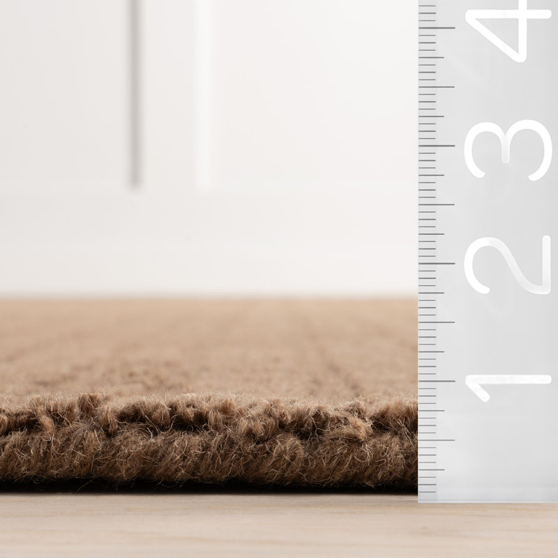 Tapis rayé en laine Southwest , Rectangle 7 pi 6 po x 9 pi 6 po