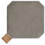 Laverton Octagon Grafito avec taco 7-7 / 8 po X 7-7 / 8 po Carreau de porcelaine pour plancher et mur-112730085