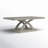 Almeta Cross Legs Coffee Table-2126262435