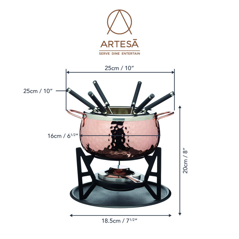 Stainless Steel Fondue Set
