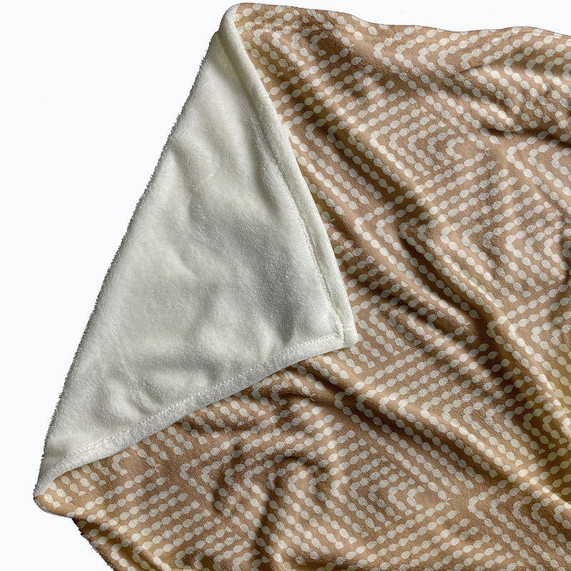 Couverture polaire Lifeflor Diamond, L 50 po x L 60 po, Basswood brun