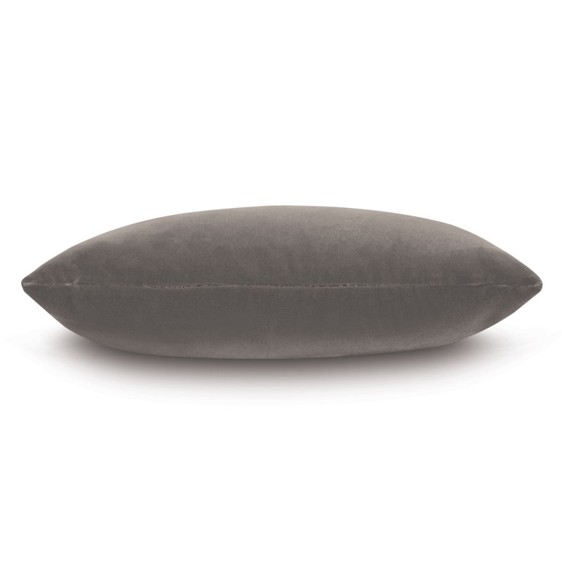 Capra Square Pillow Cover & Insert, Otter, 11" x 21"
