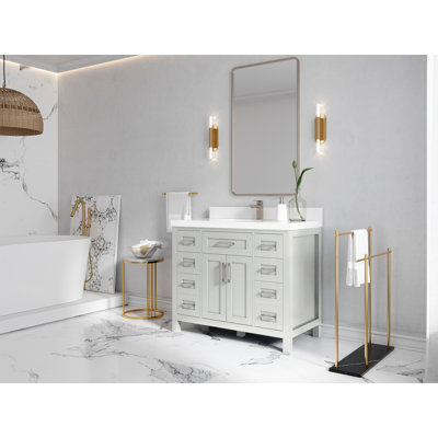 Ensemble de meuble-lavabo simple 42 po
