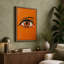 Watchful Gaze Modern - Wrapped Canvas-660666521-660666525