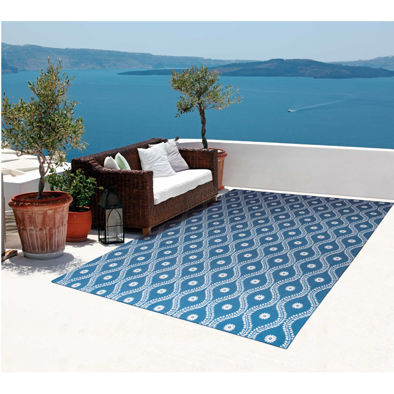 Tapis bleu marine Dian, Rectangle 10 pi x 13 pi