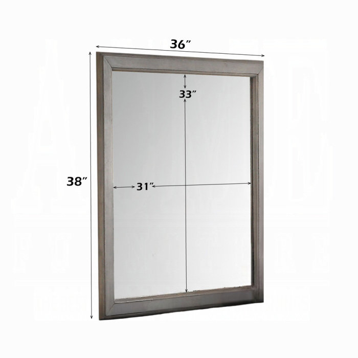 Miroir Louis Philippe III, Gris
