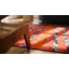 Antique Navajo American Coral 1890s Rug