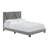 Boyd Sleep Vector Upholstered Velvet Platform Bed, Adjustable Height Headboard, No box Spring Required-82004903