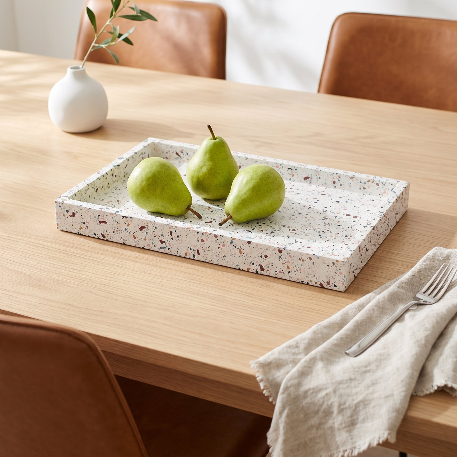 Balko Decorative Tray, 1.5" H x 10" W x 14" D