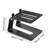 2Pcs Desktop Speaker Stand Storage Bracket with Vibration Absorption Pad Studio Monitor