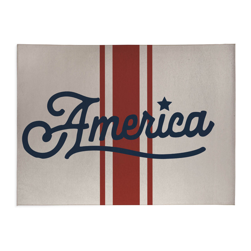Tapis de cuisine America, Ivoire ivoire, Rectangle 5 pi x 7 pi