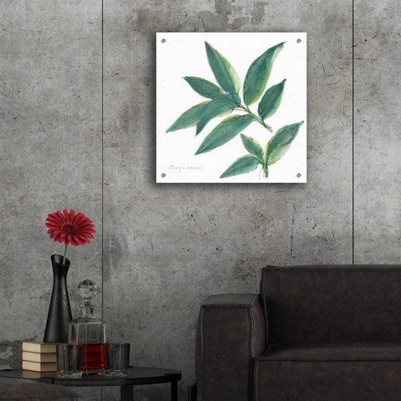 «Bay Leaf» par Chris Paschke, H 24 po x l 24 po x P 0,2 po