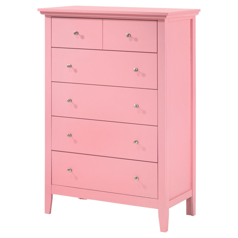 Charmant coffre de rangement rose pour tout espace, Rose