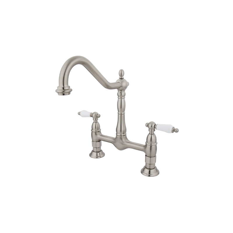 Distributeur d'eau chaude et froide Heritage, Nickel satiné