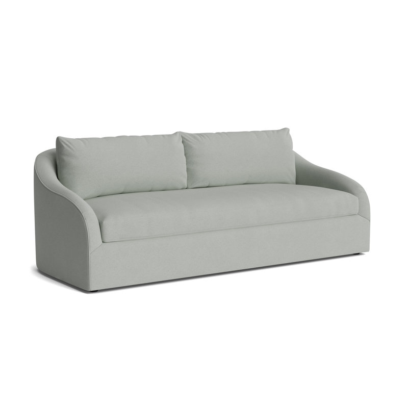 Laurel 100 Sofa, Performance Boucle - Mineral Green