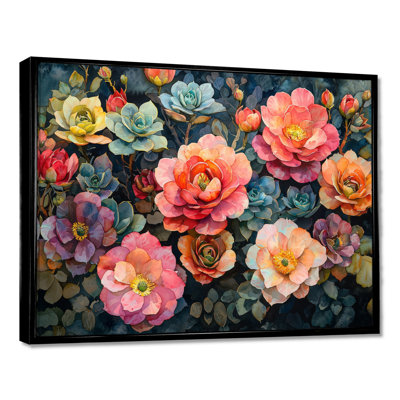 Albury Spring Symphony Garden of Echeveria Elegans Succulent I - art mural succulent pour le salon