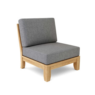 Arcadia Teak Outdoor Armless Lounge Chair