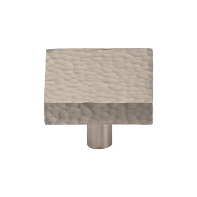Hammered Square Cabinet Knob