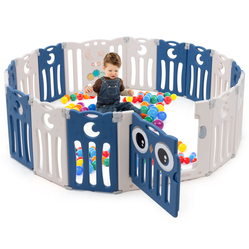 Safety Gate, White/Blue