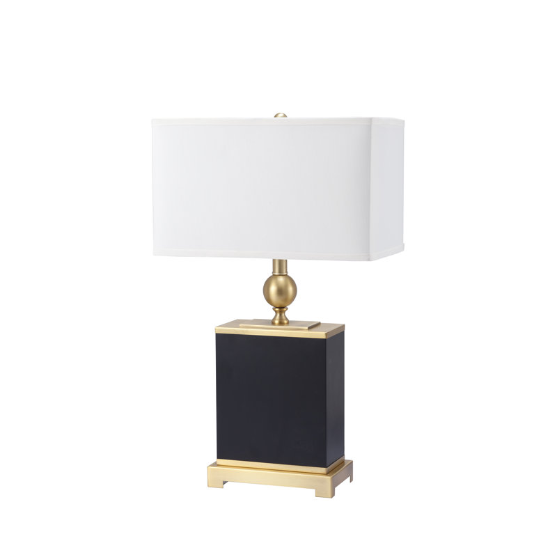 Lampe de table 26 po Crete, Or mat