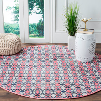 Montauk Hand Woven Cotton Geometric Rug