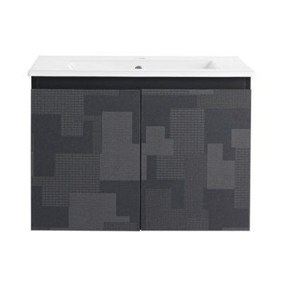 81 24'' Wall Mounted Single Bathroom Vanity Base Only