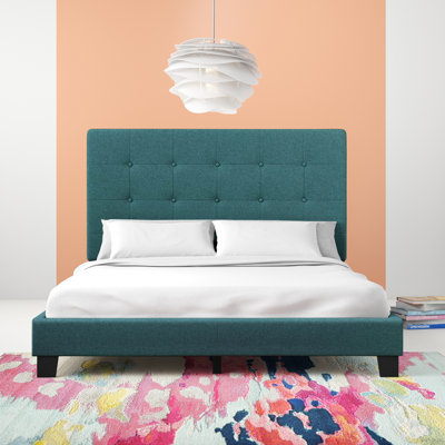 Upholstered Scalloped Bed