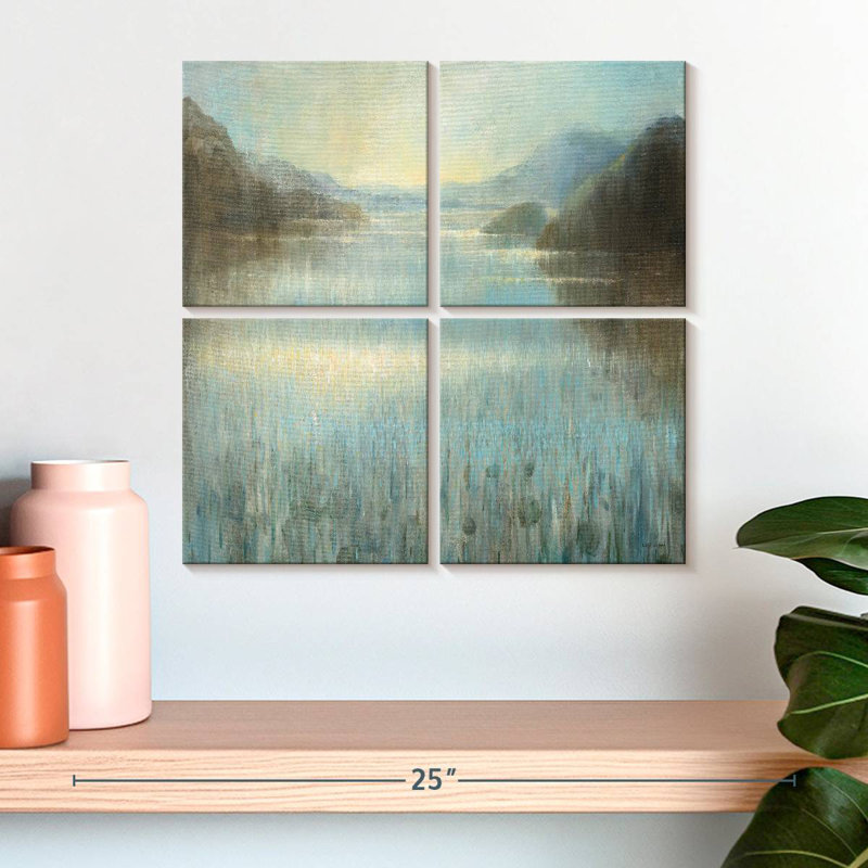 Through The Mist, 18" H x 18" W
