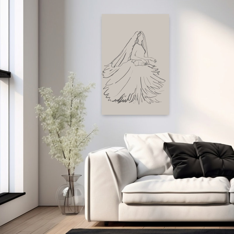 Art contemporain abstrait contemporain, H 36 po x l 24 po