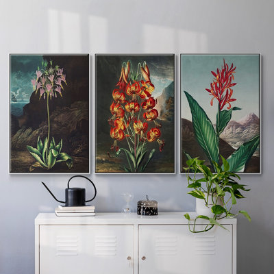 " Temple Of Flora I " 3 - Pieces
