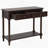 Daisy Series Console Table Traditional Design with Two Drawers and Bottom Shelf-1154262240