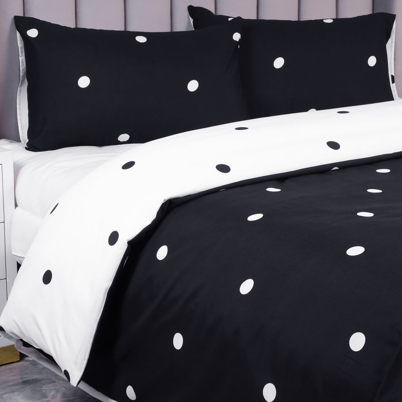 250TC Brushed Microfiber Duvet Cover Set with Pillowcases (3 in 1), Super King Duvet Cover + 2 Standard Pillowcases