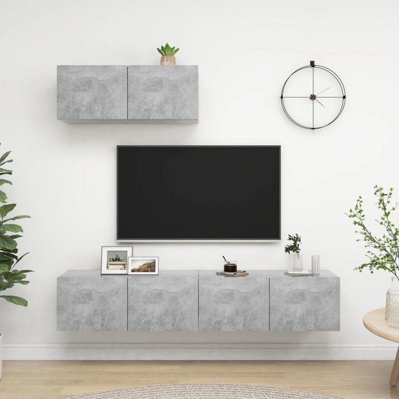 Blagiu Unfinished Entertainment Centre for TVs up to 88", White