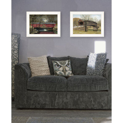 Set Of Two Bridges Of 2 Framed Print Wall Art
