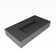 Pyramid 36" Rectangular Wall Mount Solid Surface Bathroom Sink