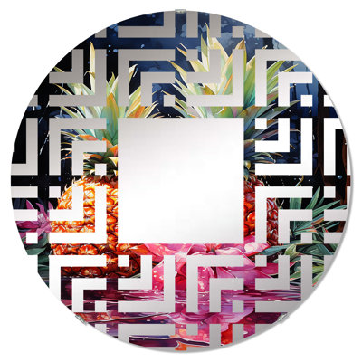 Miroir mural rond
