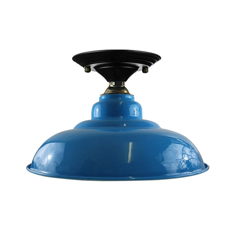 Wilken Semi Flush Mount, Blue