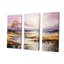 Mauve et or, lac et montagne I - art mural lac-219549926-219549849
