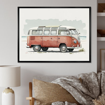 " Van On The Beach "