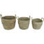 Northlight Seasonal Seagrass Decorative Basket